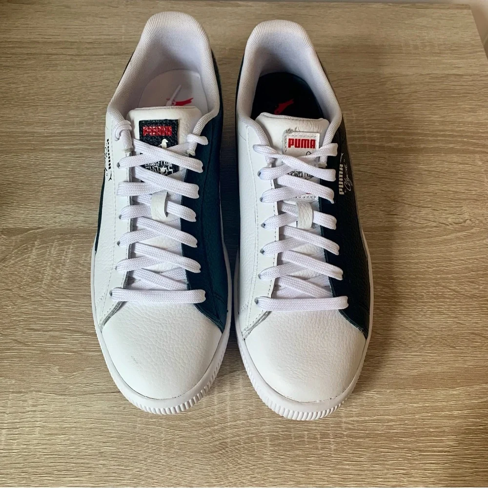 PUMA Clyde x Jeff Staple "Create from Chaos Black & White Sneakers NEW - Picture 2 of 11